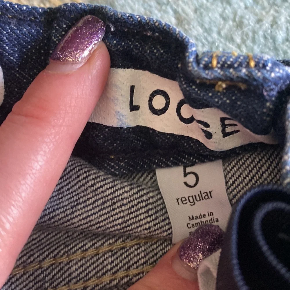 Gap toddler size 5 adjustable jeans